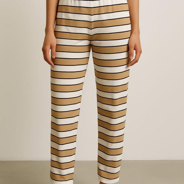 Ladies Printed Cotton Trousers