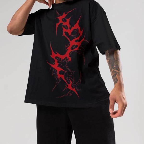 Men's Printed Drop Shoulder